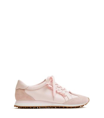 tory burch golf ruffle trainers