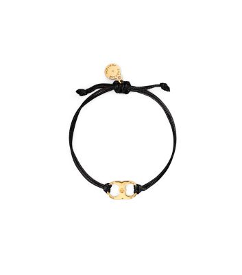 Shop Tory Burch Embrace Ambition Bracelet In Black/tory Gold