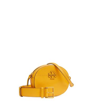 Tory Burch Mcgraw Convertible Round Belt Bag In Daylily | ModeSens
