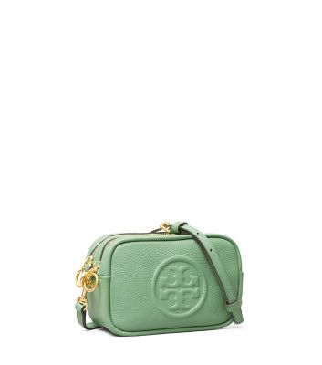 Tory Burch Mini Perry Bombé Crossbody Bag In Patina