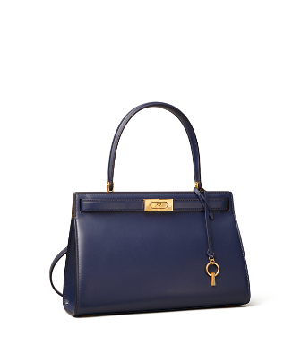 Tory Burch Lee Radziwill Small Bag In Royal Navy