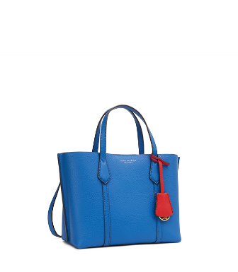 Tory Burch Perry Small Triple-compartment Tote In Regal Blue