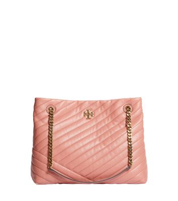 Tory Burch Kira Chevron Tote In Toasted Pecan