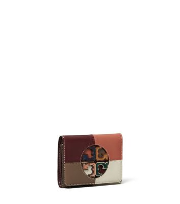 Tory Burch Miller Color-block Wallet Crossbody in Brown