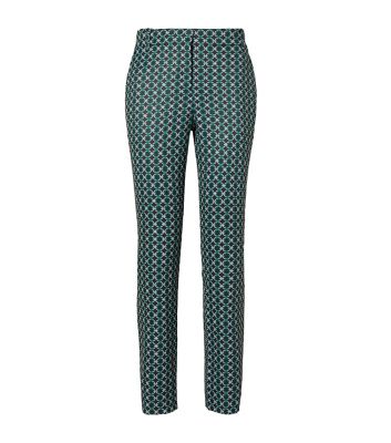 Tory Sport Tory Burch Printed Tech Twill Golf Pants In Tory Navy Locking Rings Small