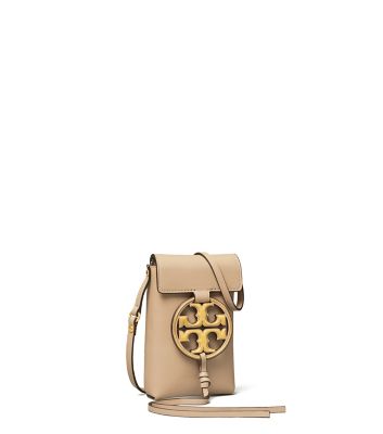Tory Burch Miller Metal-logo Phone Crossbody In Oryx ModeSens