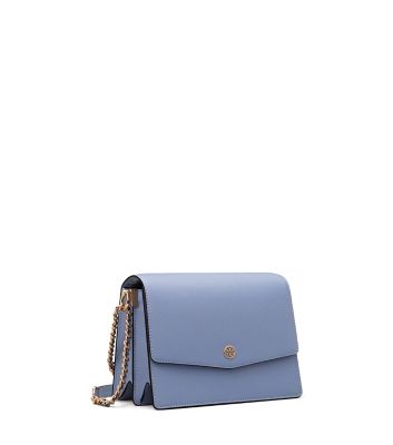 Tory Burch Robinson Floral Interior Convertible Shoulder Bag In Bluewood |  ModeSens