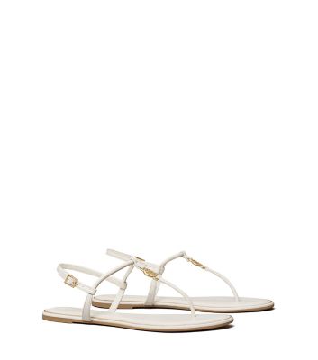 Tory Burch Emmy Sandals In New Ivory