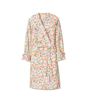 tory burch floral coat