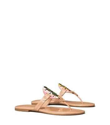Sandal Printed Tory Burch Pastel Rainbow Miller Sandals Tory Burch
