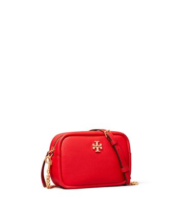 Tory burch camera online bag red