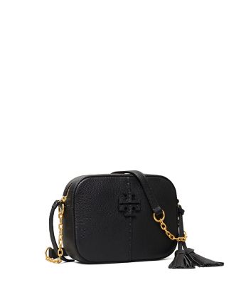 Tory Burch Mcgraw Camera Bag In Black