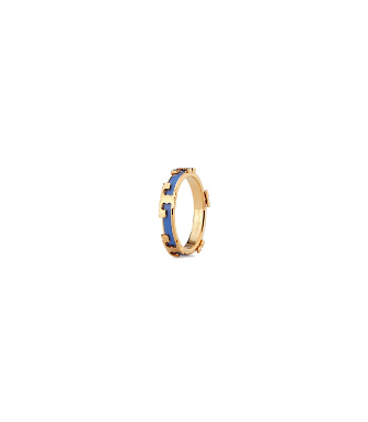 TORY BURCH SERIF-T ENAMELED STACKABLE RING,192485439151