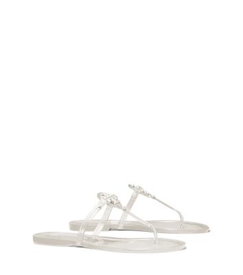 tory burch jelly sandals clear