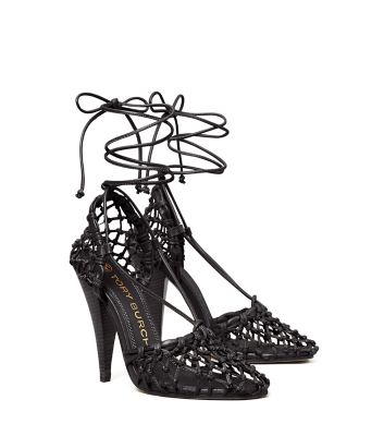 TORY BURCH HELENA MESH LACE PUMP