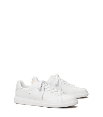 Tory Burch Women's Howell Lace Up Sneakers In Titanium White