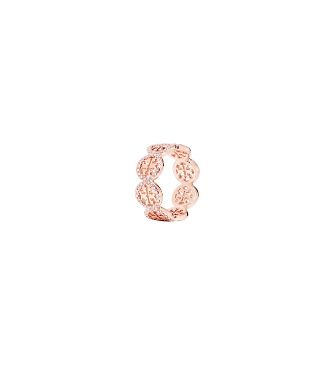 Tory Burch Miller Pavé Ring In Rose Gold/crystal