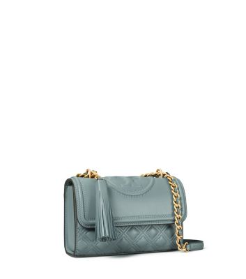 Tory Burch Small Fleming Convertible Shoulder Bag In Arctic | ModeSens