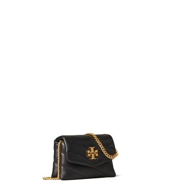 Tory Burch Kira Nano Bag Mit Chevron-steppung In Black