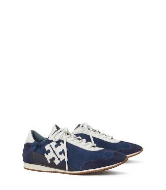 Tory Burch The Tory Sneaker In Perfect Navy / Perfect Navy