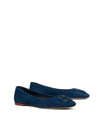 Tory Burch Georgia Ballet Flat, Extended Width In Perfect Navy