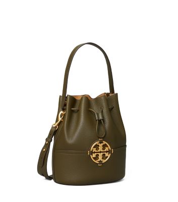 Tory Burch Miller Bucket Bag In Leccio