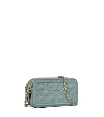 Tory Burch Fleming Doublezip Mini Bag In Arctic ModeSens