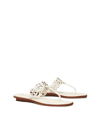 Tory Burch Tiny Miller Thong Sandal In New Ivory