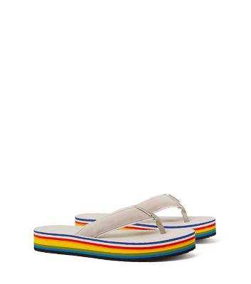 tory burch platform flip flops