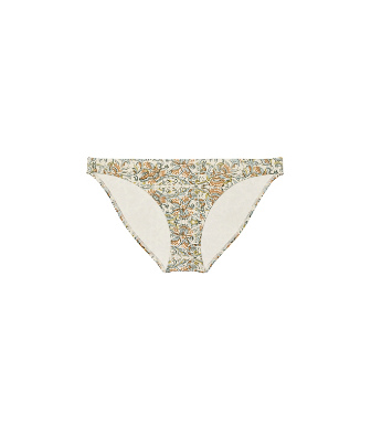Tory Burch Printed Bikini Bottom In Vintage Floral Paisley