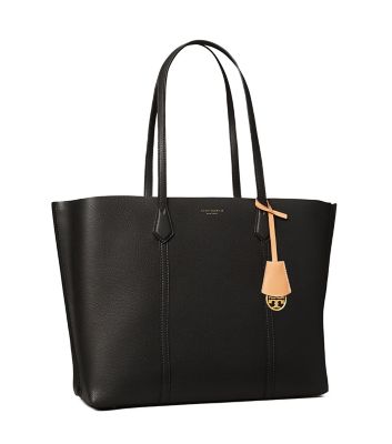 Tory Burch Perry Triple-compartment Tote Bag In Black