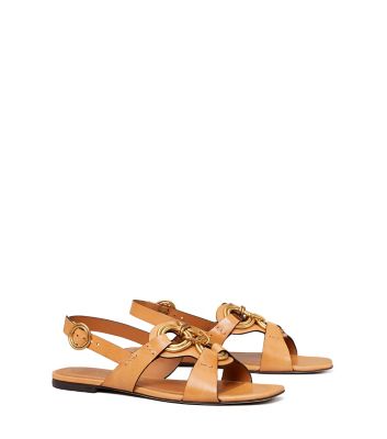 Tory Burch Sandale Mit Ring In Light Tan | ModeSens