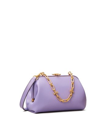 Shop Tory Burch Cleo Small Bag In Verbena