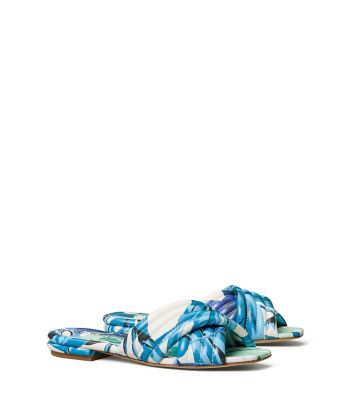 kira quilted flat slide