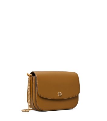 Tory Burch Robinson Convertible Shoulder Bag (Bistro Brown