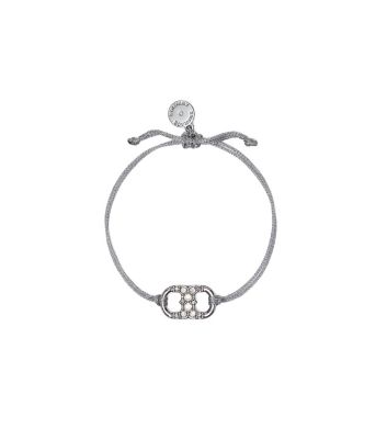 Tory Burch Embrace Ambition Pavé Bracelet In Tory Silver/silver/crystal
