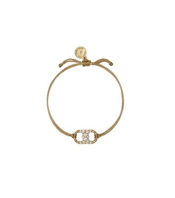 Tory Burch Embrace Ambition Pavé Bracelet In Tory Gold/gold/crystal