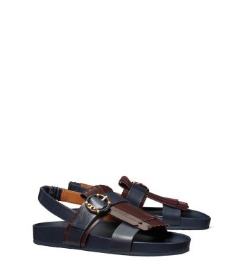 TORY BURCH MULTI-LOGO KILTIE SANDAL,196133019351