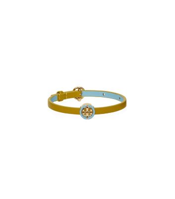 TORY BURCH MILLER LEATHER BRACELET