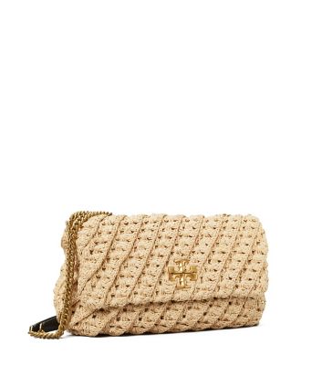 Tory Burch Kira Crochet Convertible Shoulder Bag In Beige ModeSens