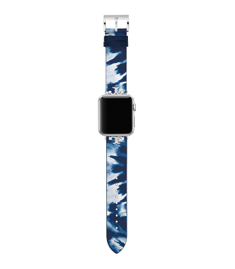 Tory Burch TIE-DYE BAND FOR APPLE WATCH®, LEATHER, 38 - 40 MM