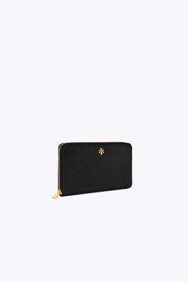 tory burch black wallet sale