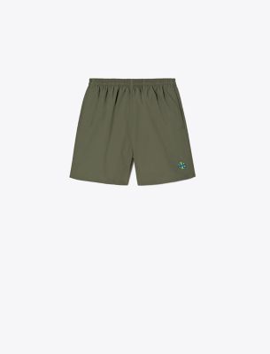 Tory Sport Tory Burch Camp Short In Light Olive