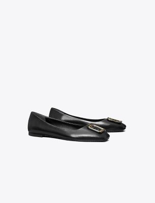 Tory Burch Georgia Ballet In Perfect Black