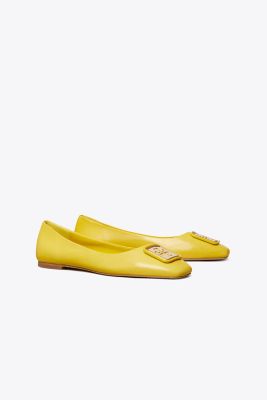 Tory Burch Georgia Ballet In Yellow