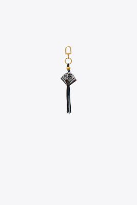 Tory Burch T Monogram Key Ring In Tory Navy | ModeSens