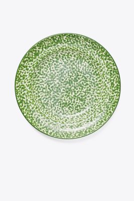 Tory Burch Spongeware Rim Soup Bowl, Set Of 2 In Green