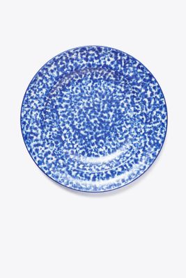 Tory Burch Spongeware Rim Soup Bowl, Set Of 2 In Blue Sponge Print