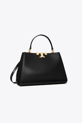 Tory Burch Eleanor Satchel In Black