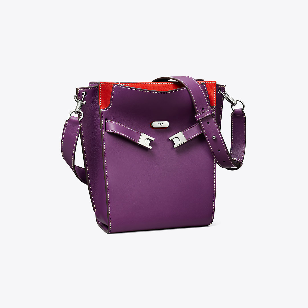 Tory Burch Lee Radziwill Double Bucket In Wild Thistle